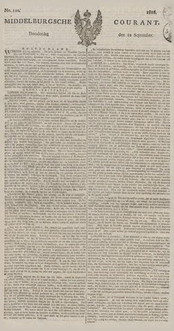 Middelburgsche Courant 1816-09-12