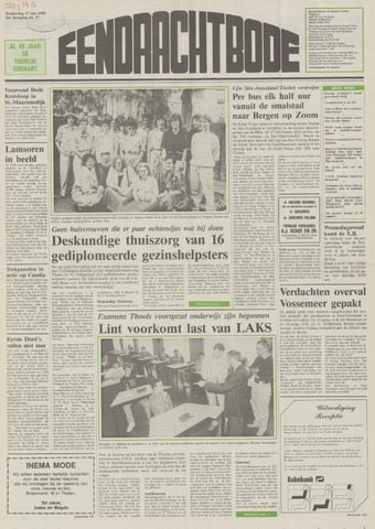 Eendrachtbode /Mededeelingenblad voor het eiland Tholen 1990-05-17