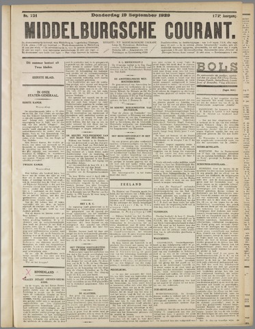 Middelburgsche Courant 1929-09-19