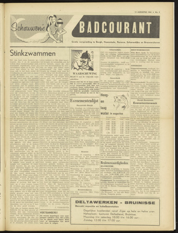 Schouwen's Badcourant 1964-08-14