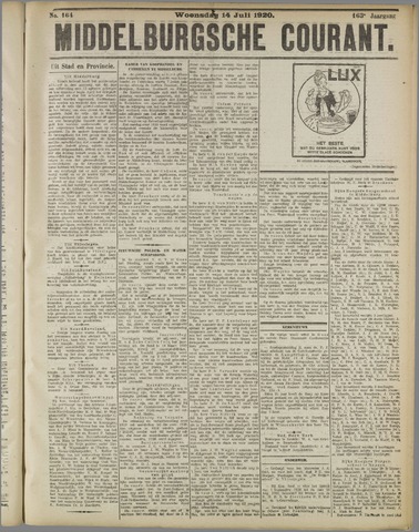 Middelburgsche Courant 1920-07-14
