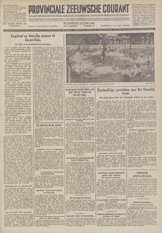 Provinciale Zeeuwse Courant 1941-06-25