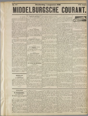 Middelburgsche Courant 1929-08-01