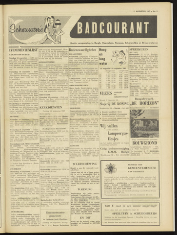 Schouwen's Badcourant 1967-08-11