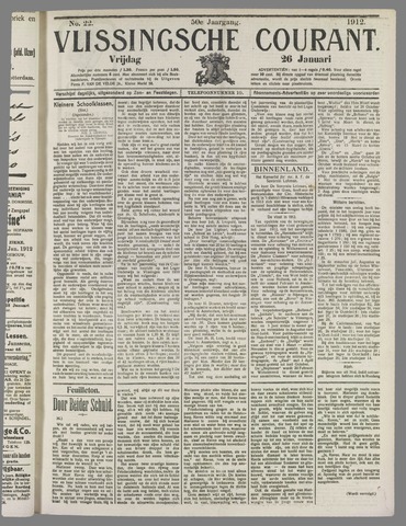 Vlissingse Courant 1912-01-26
