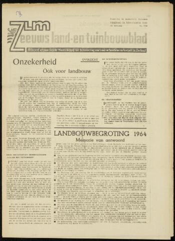 Zeeuwsch landbouwblad ... ZLM land- en tuinbouwblad 1963-11-29