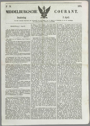Middelburgsche Courant 1874-04-02