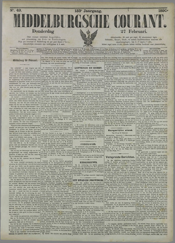 Middelburgsche Courant 1890-02-27