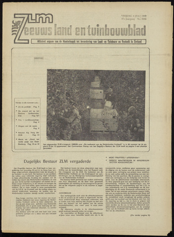 Zeeuwsch landbouwblad ... ZLM land- en tuinbouwblad 1969-07-04