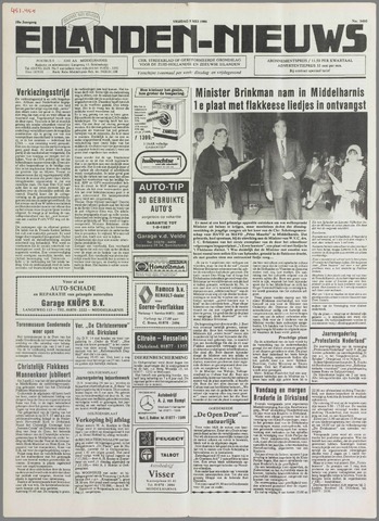 Eilanden-nieuws. Christelijk streekblad op gereformeerde grondslag 1986-05-09