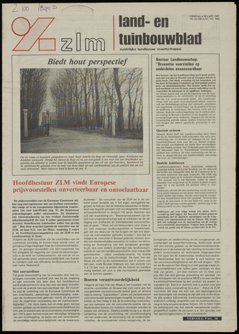 Zeeuwsch landbouwblad ... ZLM land- en tuinbouwblad 1987-03-06