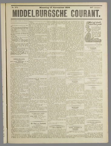 Middelburgsche Courant 1924-11-17