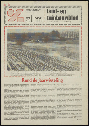 Zeeuwsch landbouwblad ... ZLM land- en tuinbouwblad 1984-12-21