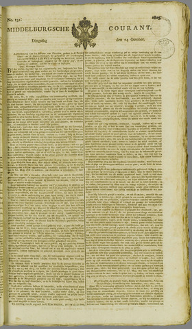 Middelburgsche Courant 1815-10-24