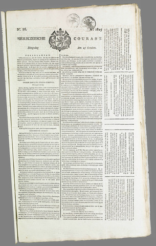 Zierikzeesche Courant 1825-10-25
