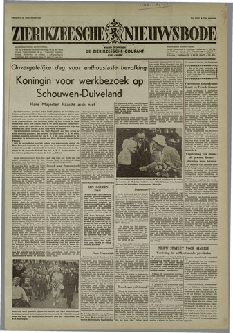 Zierikzeesche Nieuwsbode 1957-08-23