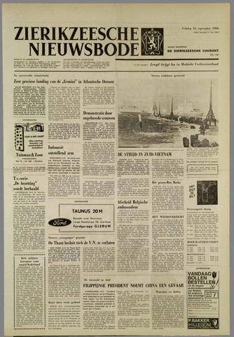 Zierikzeesche Nieuwsbode 1966-09-16