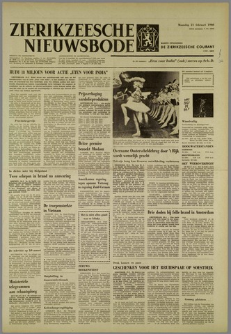 Zierikzeesche Nieuwsbode 1966-02-21