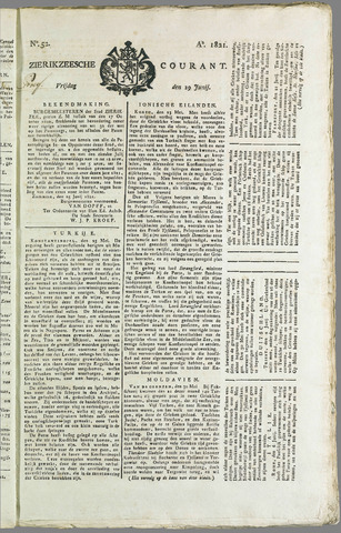 Zierikzeesche Courant 1821-06-29