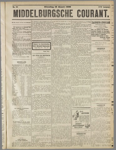 Middelburgsche Courant 1929-03-19
