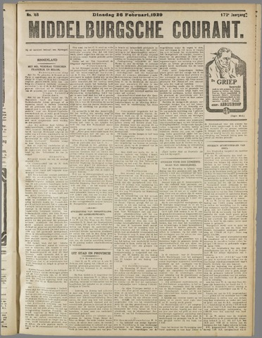 Middelburgsche Courant 1929-02-26