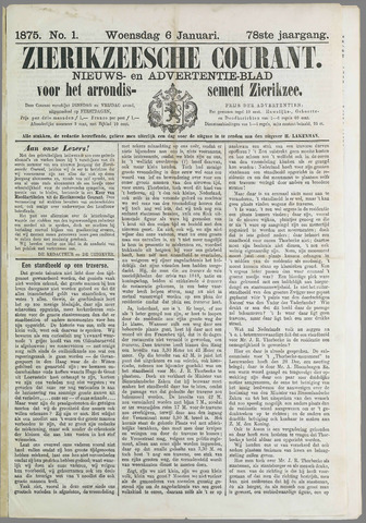 Zierikzeesche Courant 1875-01-06