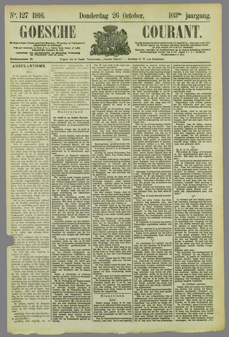 Goessche Courant 1916-10-26