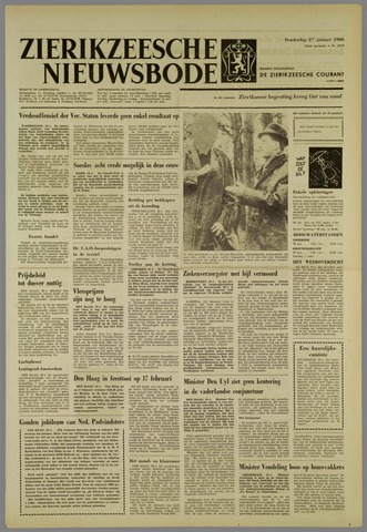 Zierikzeesche Nieuwsbode 1966-01-27