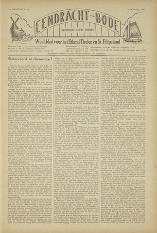 Eendrachtbode (1945-heden)/Mededeelingenblad voor het eiland Tholen (1944/45) 1946-10-18