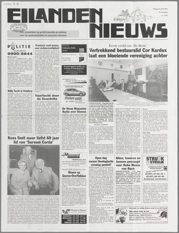 Eilanden-nieuws. Christelijk streekblad op gereformeerde grondslag 2005-04-22