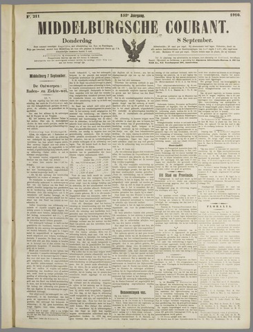 Middelburgsche Courant 1910-09-08