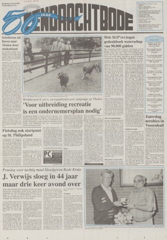 Eendrachtbode /Mededeelingenblad voor het eiland Tholen 1995-06-15