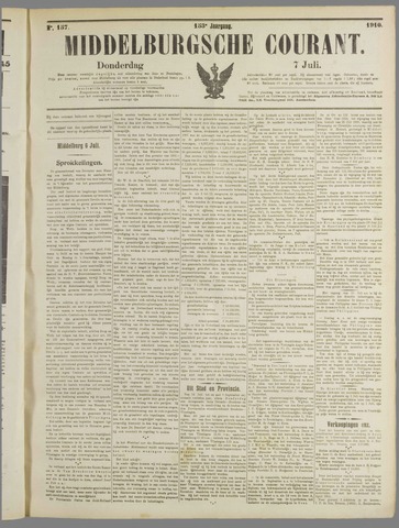 Middelburgsche Courant 1910-07-07