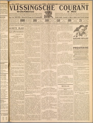 Vlissingse Courant 1931-05-06