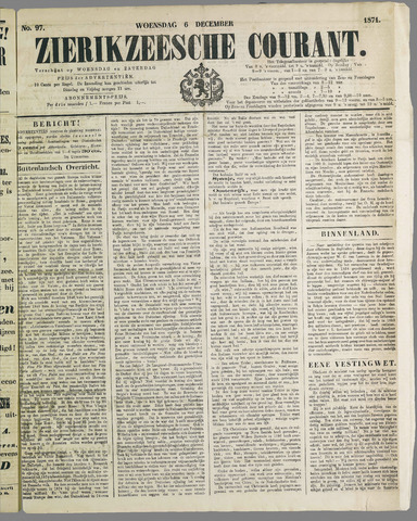 Zierikzeesche Courant 1871-12-06