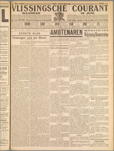 Vlissingse Courant 1931-06-15