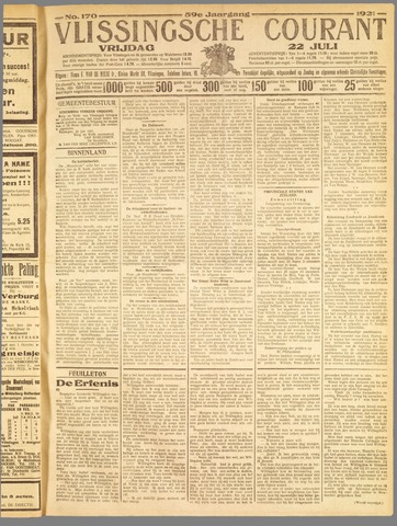 Vlissingse Courant 1921-07-22