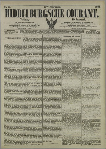 Middelburgsche Courant 1894-01-19
