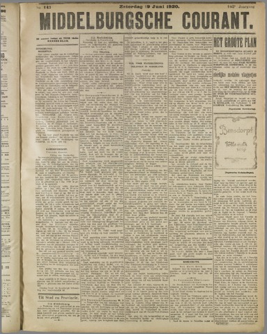 Middelburgsche Courant 1920-06-19