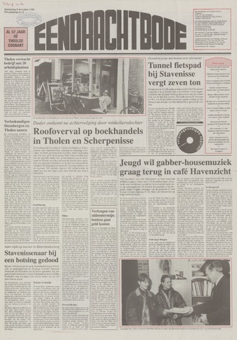 Eendrachtbode /Mededeelingenblad voor het eiland Tholen 1996-12-05