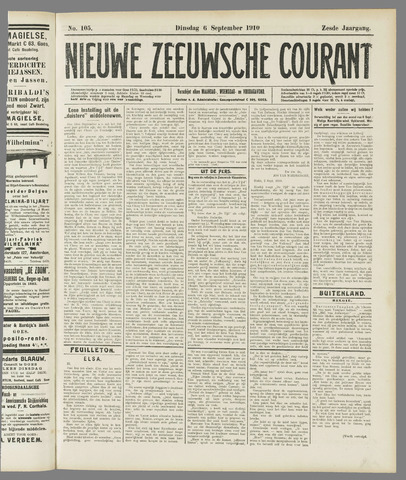 Nieuwe Zeeuwsche Courant 1910-09-06