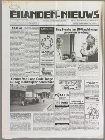 Eilanden-nieuws. Christelijk streekblad op gereformeerde grondslag 1998-06-19