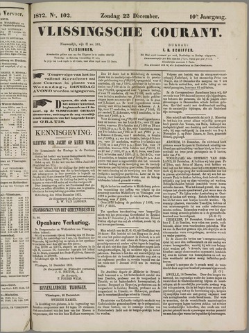 Vlissingse Courant 1872-12-22