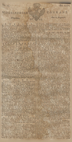 Middelburgsche Courant 1772-08-04