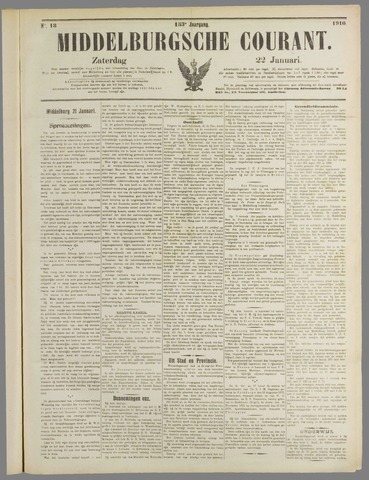 Middelburgsche Courant 1910-01-22