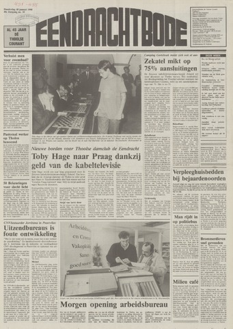 Eendrachtbode /Mededeelingenblad voor het eiland Tholen 1990-01-18