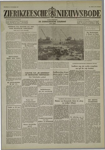 Zierikzeesche Nieuwsbode 1957-11-18