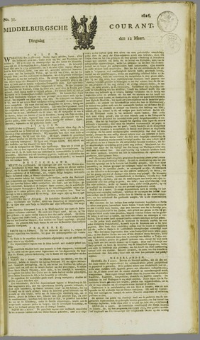 Middelburgsche Courant 1816-03-12