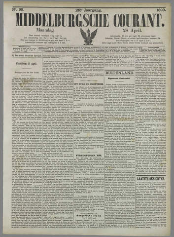 Middelburgsche Courant 1890-04-28