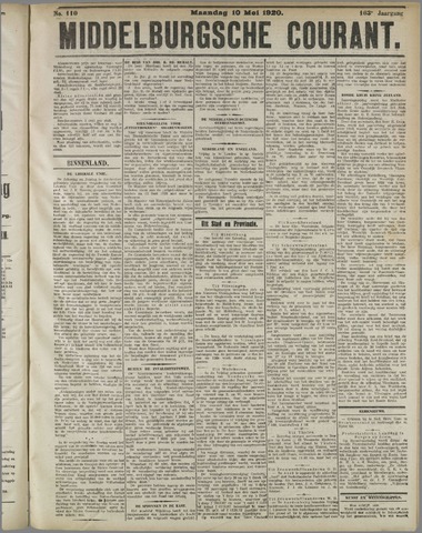 Middelburgsche Courant 1920-05-10